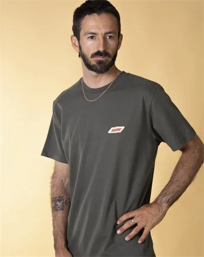 Elsk - Tech Mens Brushed T-shirt - Granite Green